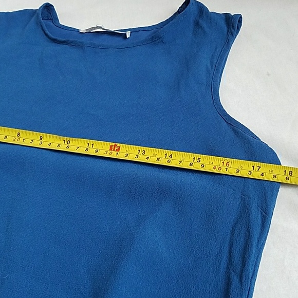 Violet + Claire Sleeveless Blue Hi Low Tank Small - Picture 6 of 7